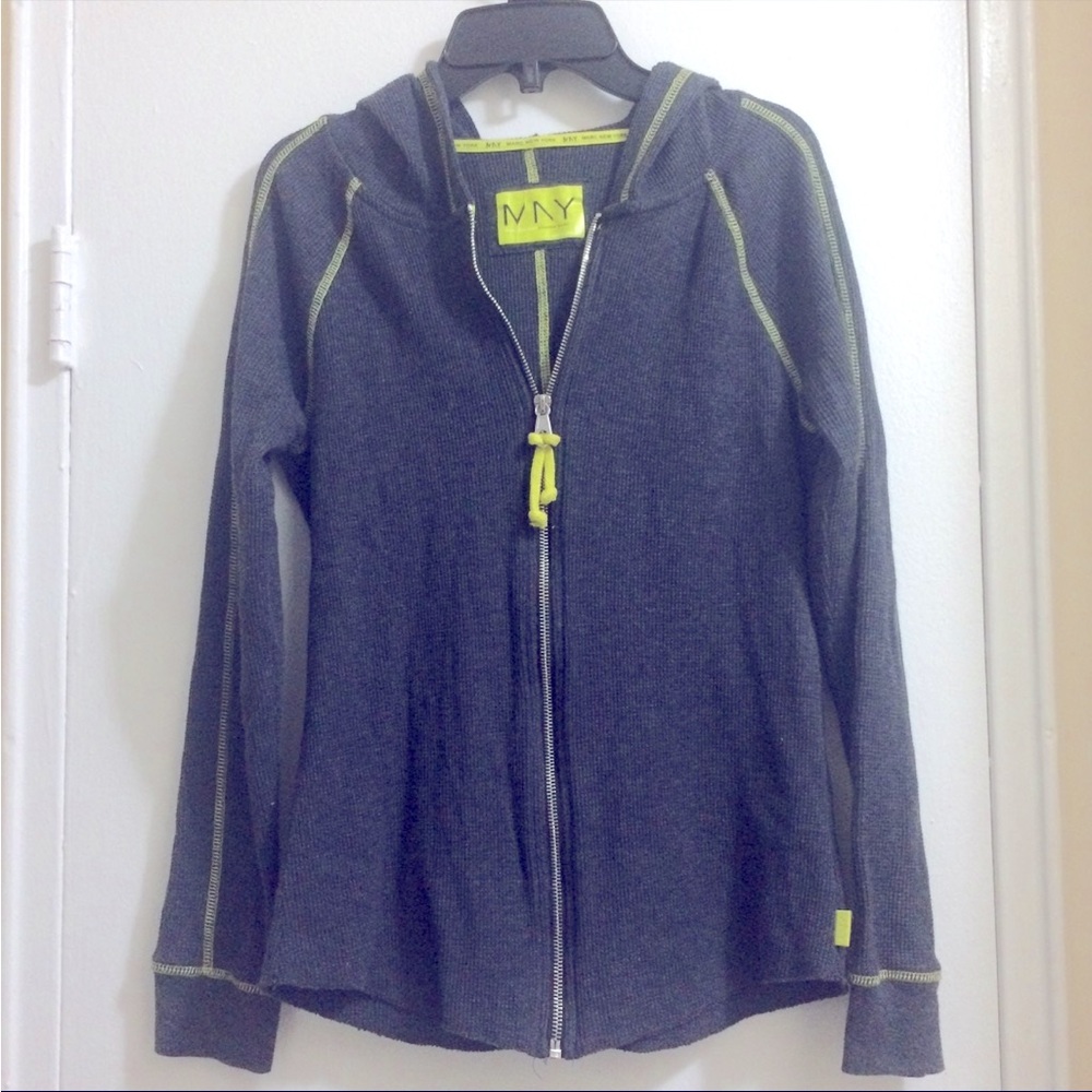 🔥Marc New York hooded zipper cotton blend top